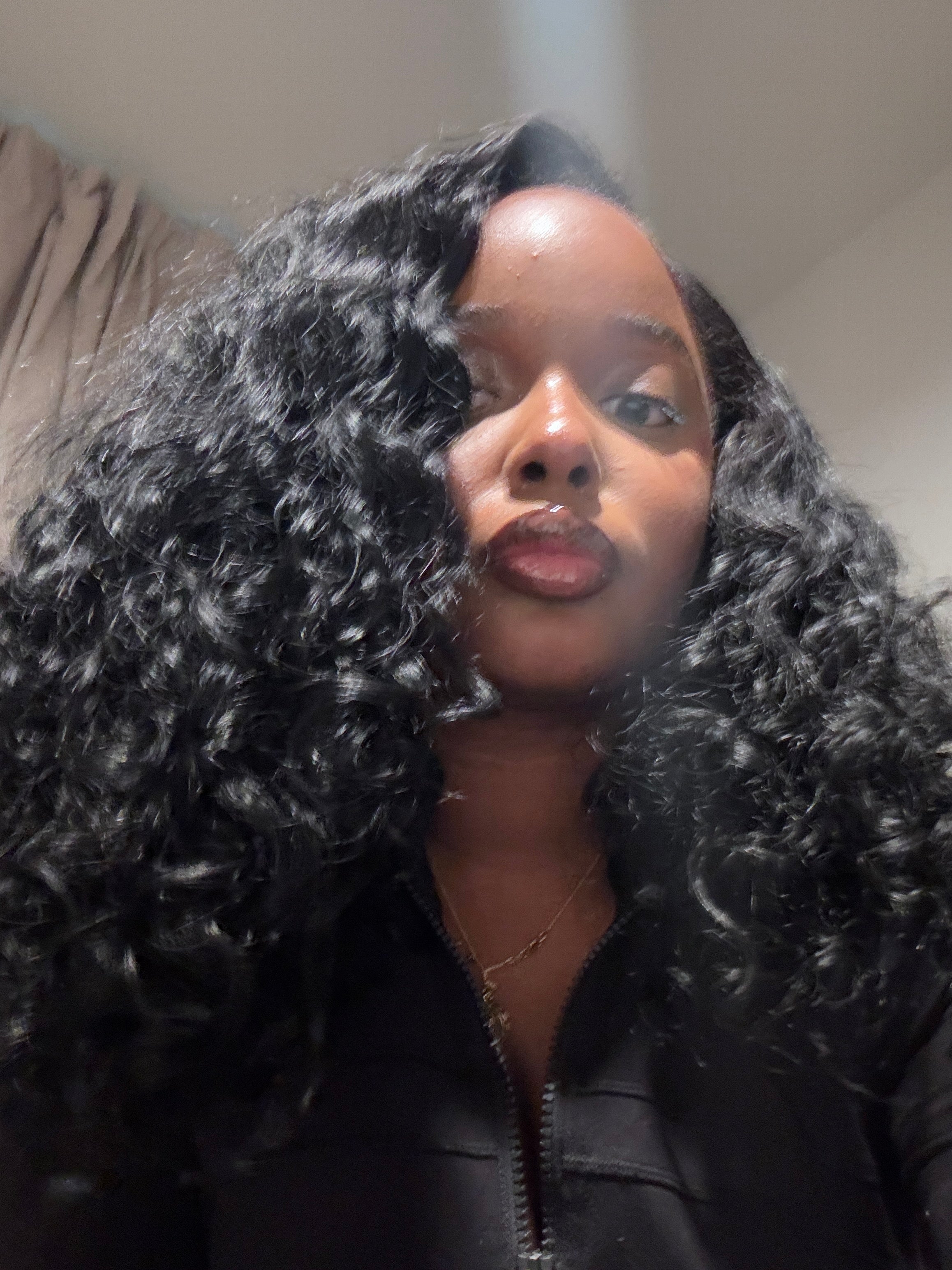 Raw indian curly